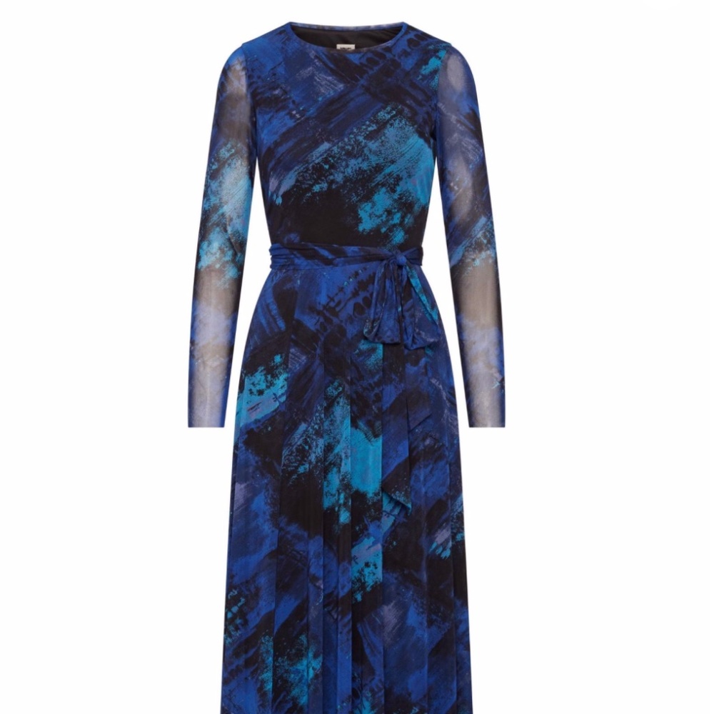 Anne Klein Mesh Midi Dress
